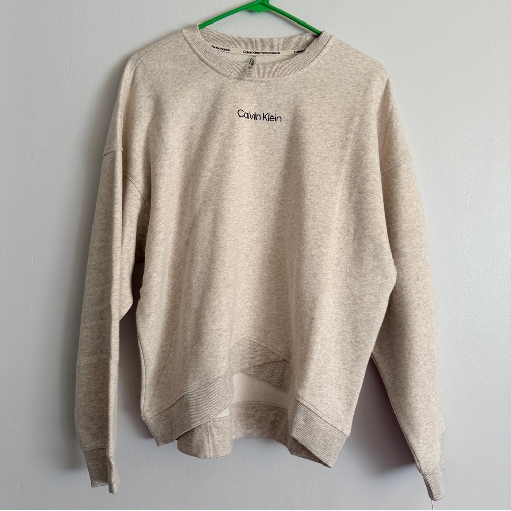 Calvin Klein Light Tan Crewneck Sweater